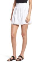 Women's Hinge Embroidered Skirt, Size - White