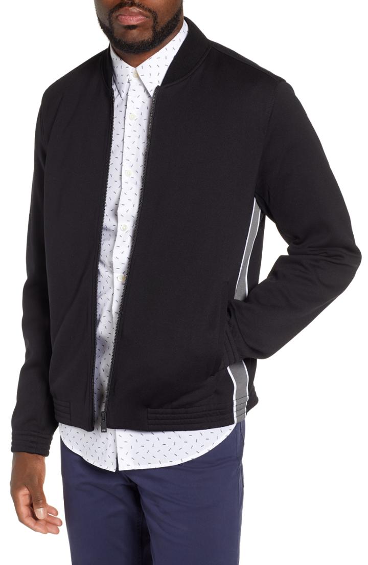 Men's Theory Classon Bomber Jacket - Black