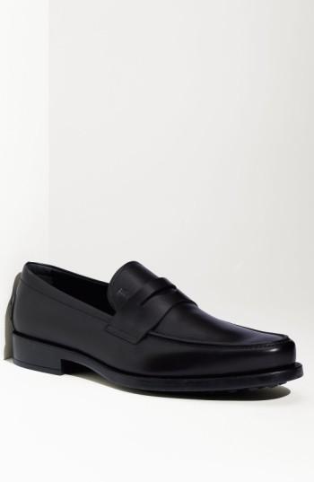 Men's Tod's 'boston' Penny Loafer .5us / 6.5uk M - Black