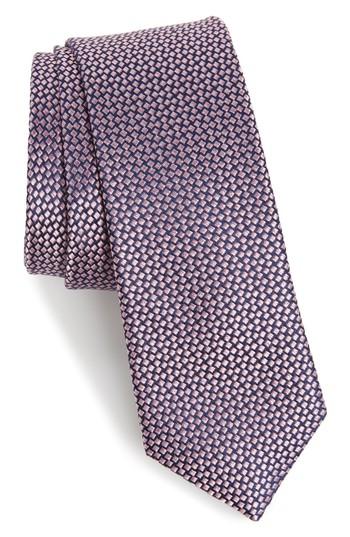 Men's Calibrate Talley Abstract Silk Tie, Size - Pink