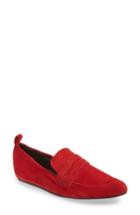 Women's Lanvin Slipper Loafer -7.5 Us/38.5 Eu - Red