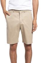 Men's Nordstrom Men's Shop Smartcare(tm) Flat Front Shorts - Brown