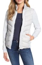 Women's Barbour Hirsel Chevron Quilted Sweater Jacket Us / 8 Uk - White