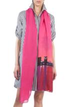 Women's Akris Punto Sunset Print Modal & Cashmere Scarf