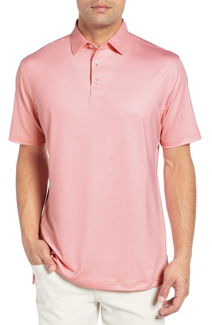 Men's Peter Millar Dayflower Classic Fit Polo - Red