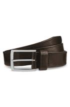Men's Allen Edmonds Radiant Avenue Leather Belt - Dark Brown