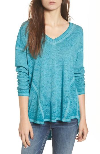 Women's Bp. Rib Mix Tee - Blue/green