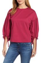 Women's Halogen Balloon Sleeve Top - Purple