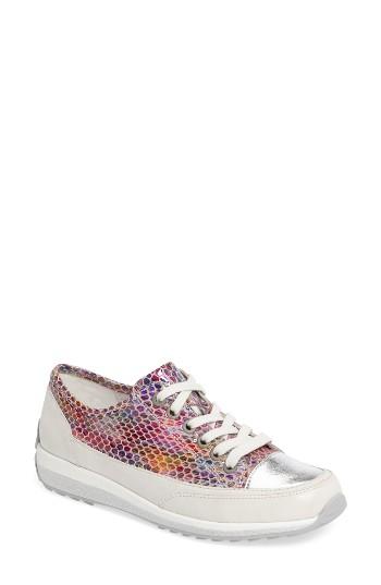 Women's Ara Hampton Sneaker M - White