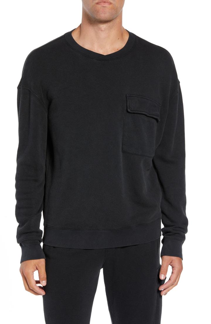 Men's Atm Anthony Thomas Melillo French Terry Sweatshirt, Size - Grey