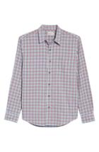 Men's Faherty Check Sport Shirt, Size - Orange