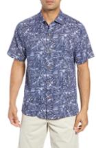 Men's Tommy Bahama Bueno Batik Sport Shirt, Size - Blue
