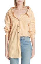 Women's Simon Miller Tabor Stripe Poplin Blouse