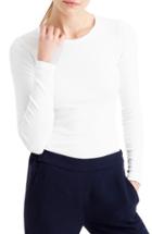 Women's J.crew Perfect Long Sleeve Tee - White