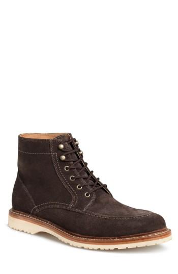 Men's Trask 'andrew Mid' Apron Toe Boot M - Grey