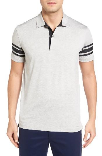 Men's Bobby Jones Liberty Tech Golf Polo - Grey