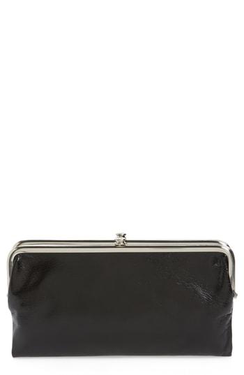 Women's Hobo Lauren Double Frame Clutch - Black