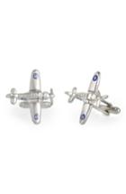 Men's Link Up Fighter Plane Cuff Links