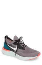 Men's Nike Epic React Flyknit Running Shoe .5 M - Grey