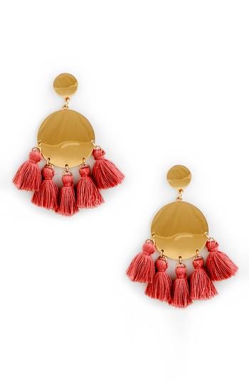 Women's Sole Society Tango Tassel Earrings