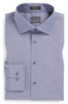 Men's Calibrate Trim Fit Non-iron Stretch Cotton Dress Shirt