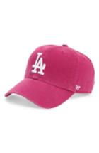 Women's '47 Clean Up Los Angeles Dodgers Baseball Cap - Pink