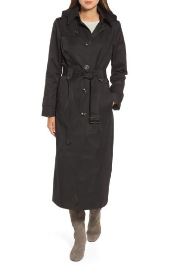 Women's London Fog Long Trench Coat