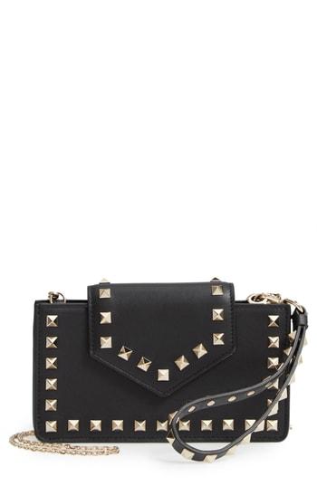 Valentino Garavani Rockstud Leather Smartphone Case - Red