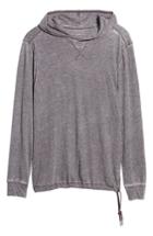 Men's John Varvatos Star Usa Regular Fit Burnout Hoodie - Purple