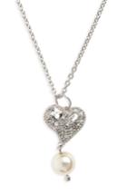 Women's Miu Miu Heart Pendant Necklace
