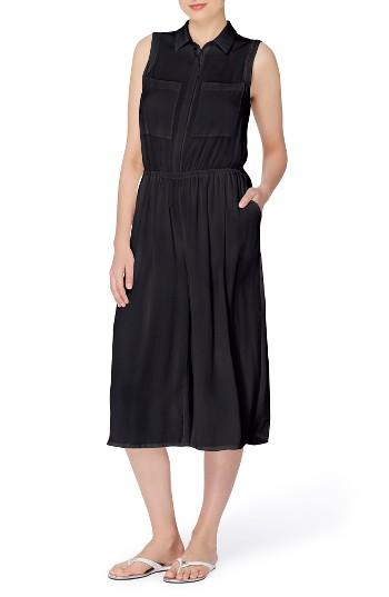 Women's Catherine Catherine Malandrino Bethea Crop Jumpsuit - Black