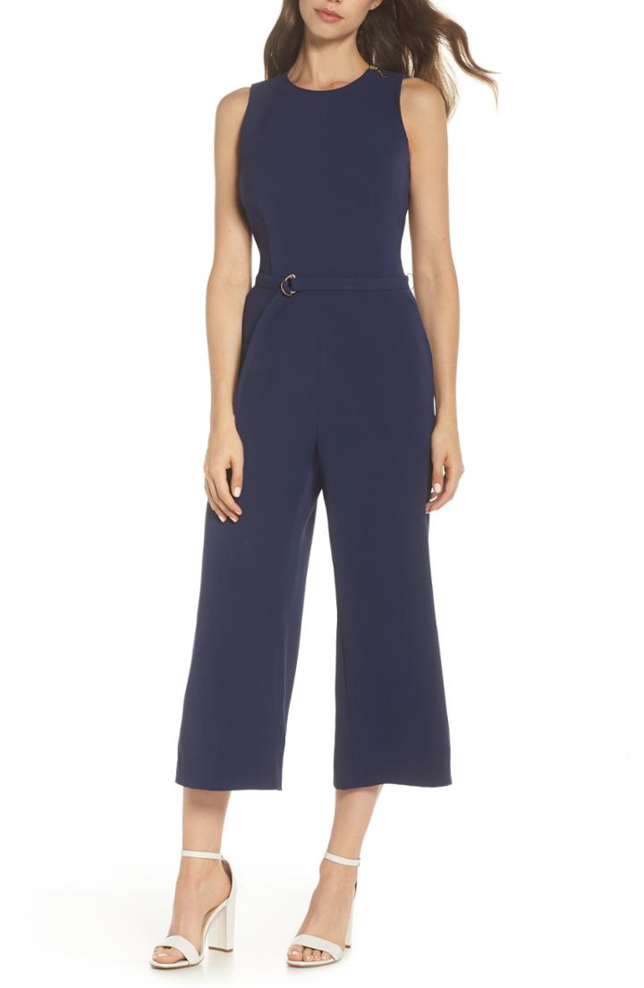 Women's Michael Michael Kors D-ring Belt Jumpsuit