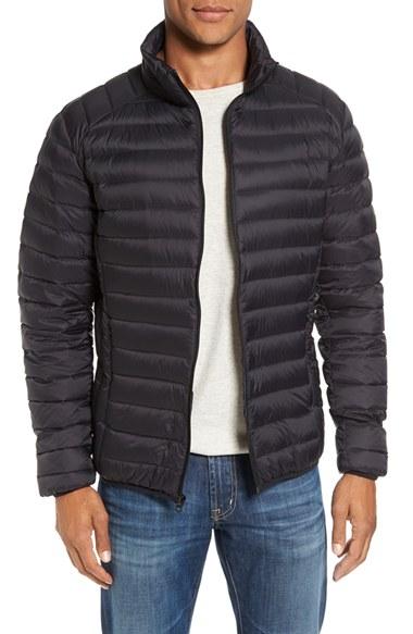 Men's Schott Nyc Quilted Down Jacket