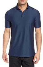 Men's Stone Rose Chevron Performance Polo (xxl) - Blue