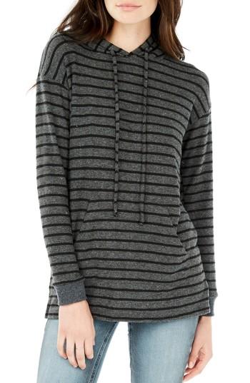 Women's Michael Stars V-neck Hoodie - Pink