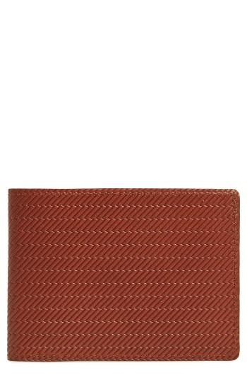 Men's Shinola Leather Wallet - Brown