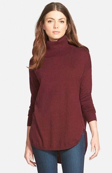 Women's Chelsea28 Turtleneck Sweater, Size - Red