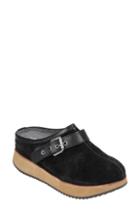 Women's Earth Lyra Buckle Clog .5 M - Black