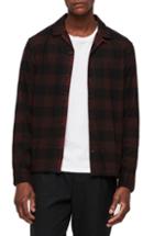 Men's Allsaints Boulder Slim Fit Shirt, Size - Red