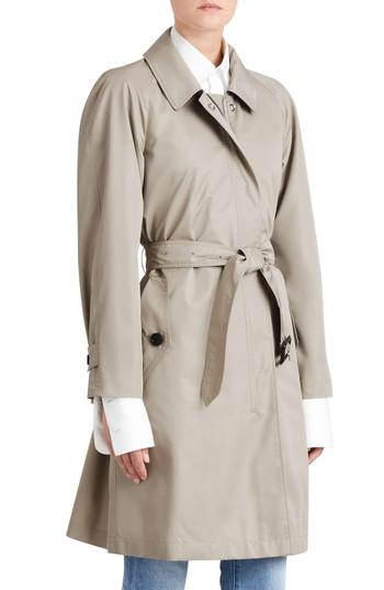 Women's Burberry Kibworth Waterproof Car Coat With Removable Hood