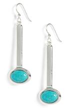 Women's Simon Sebbag Linear Imitation Turquoise Earrings