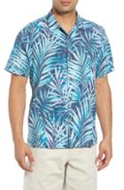 Men's Tommy Bahama Teatro Palms Sport Shirt, Size - Blue
