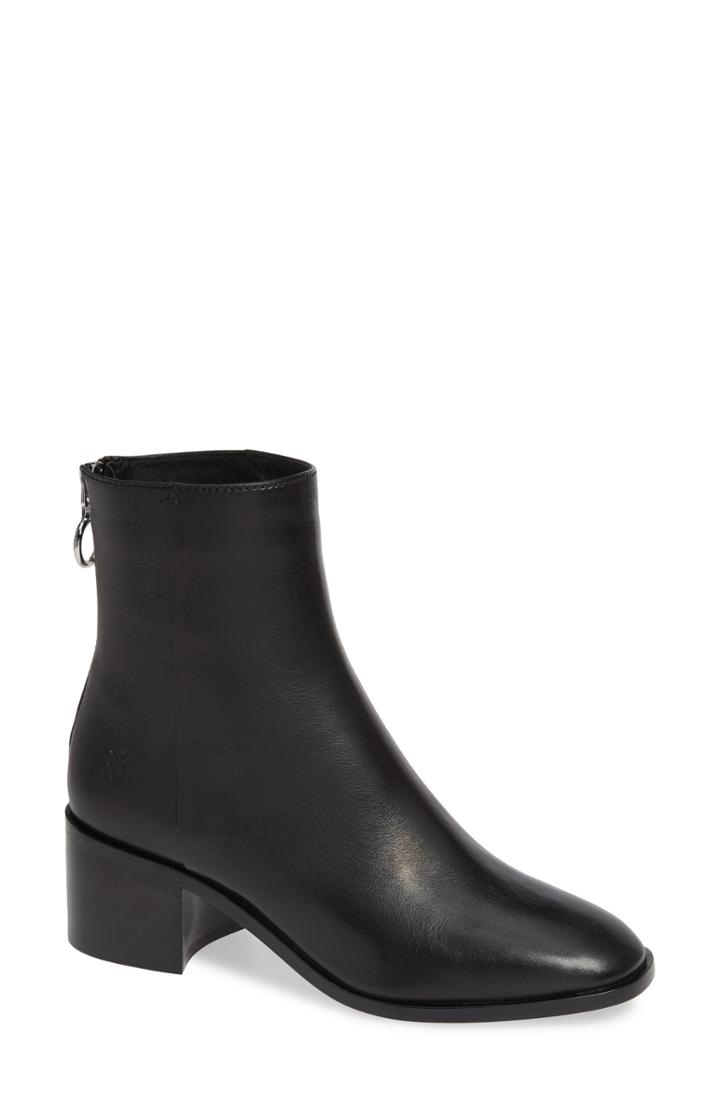Women's Frye Emilia Block Heel Bootie M - Black