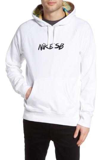 Men's Nike Sb X Thomas Campbell Dry Everett Hoodie - White