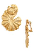 Women's Oscar De La Renta Wildflower Clip Earrings