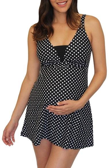 Women's Mermaid Maternity 'dresskini' Maternity Swim Top