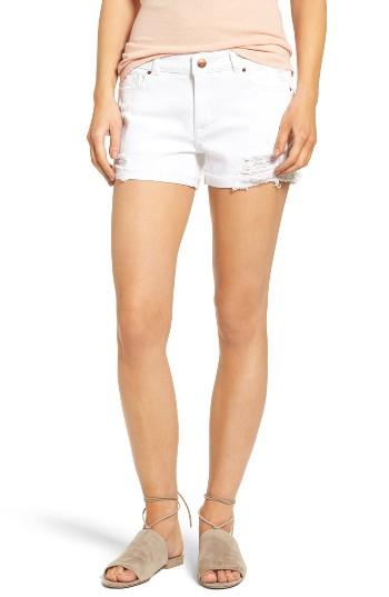 Women's Dl1961 Karlie Denim Boyfriend Shorts - White