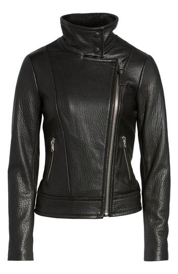 Women's Mackage Lisa Signature Leather Jacket - Black