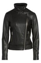 Women's Mackage Lisa Signature Leather Jacket - Black