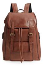 Men's John Varvatos Collection Heritage Leather Backpack - Brown